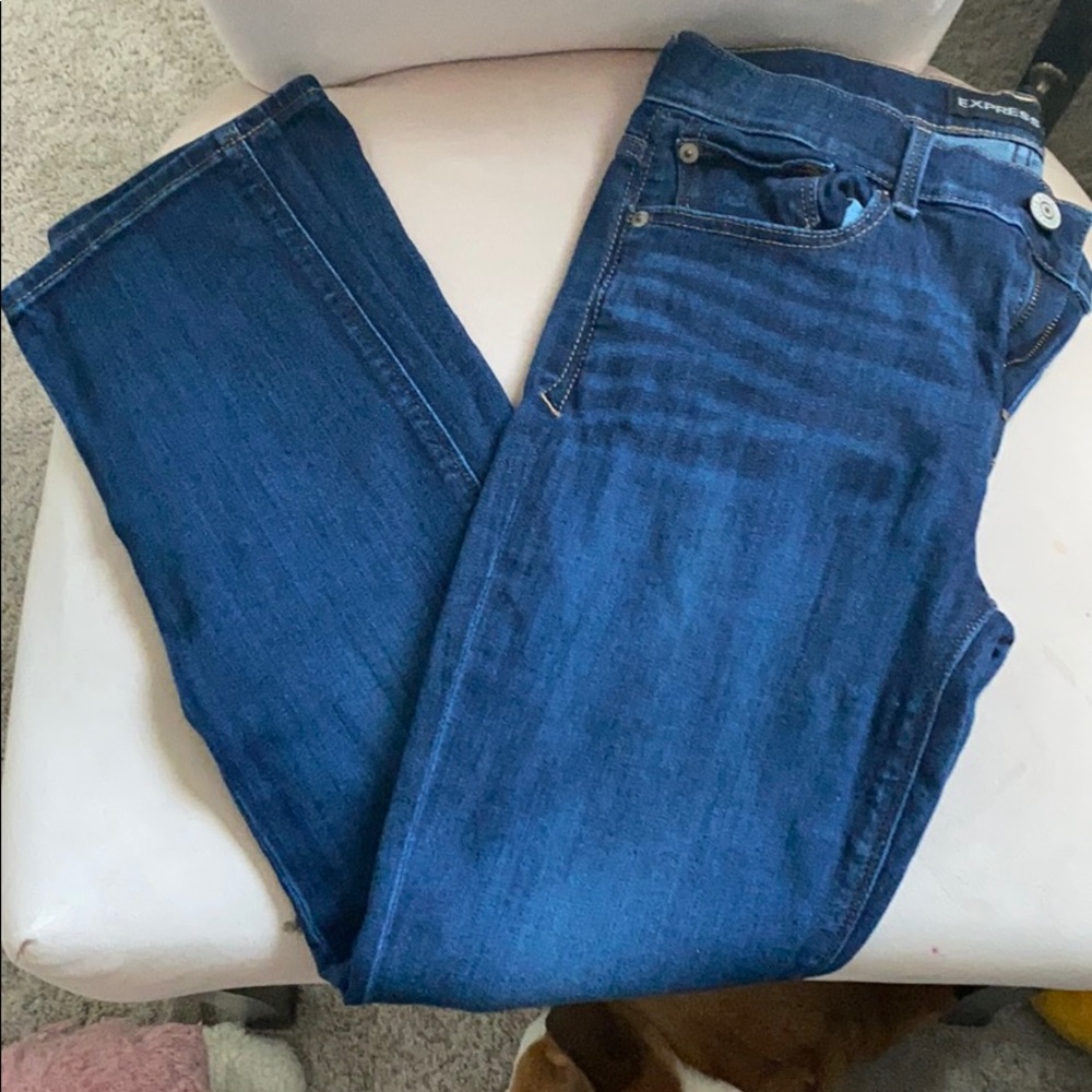 Express Midrise Skinny Jeans
